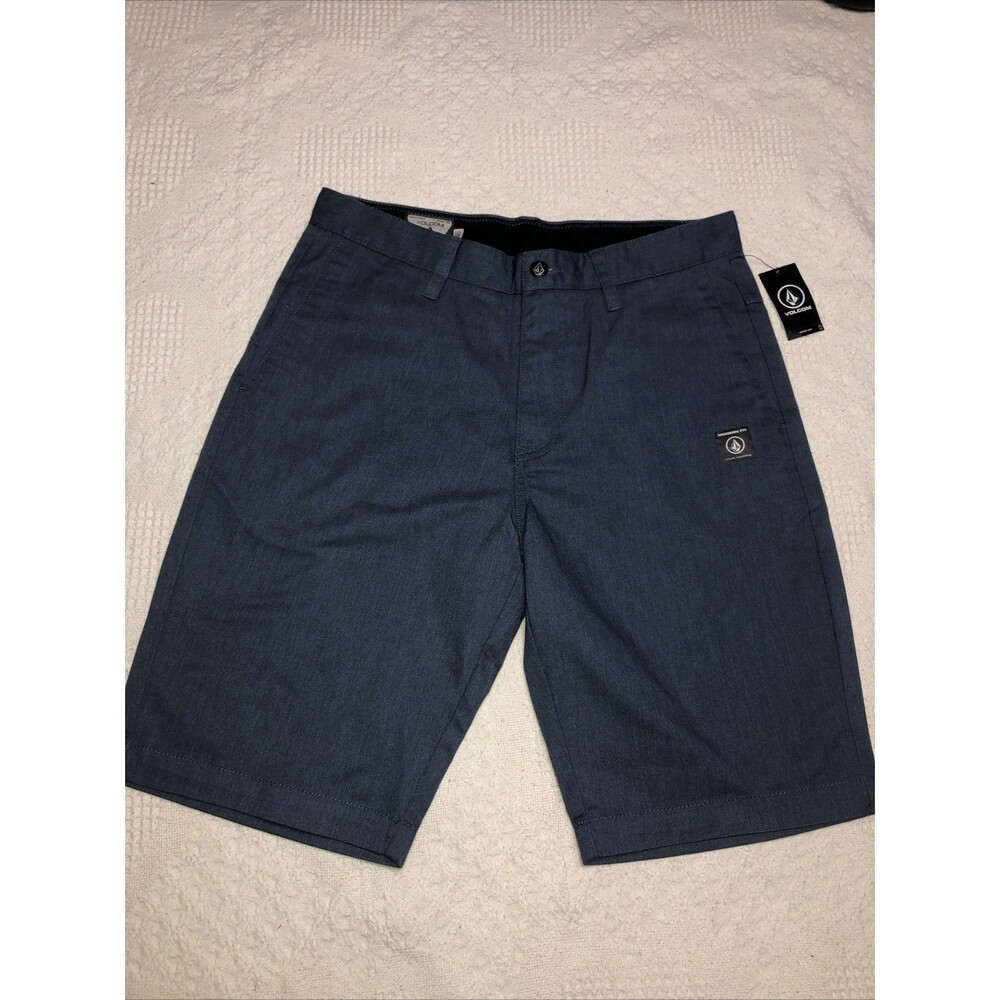 NEW Volcom Mens Size 30 Vmonty Blue Modern Fit Chino Shorts New with tags
